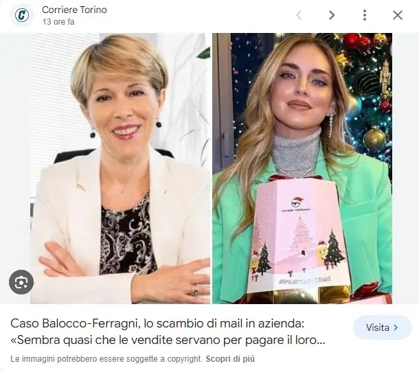 Caso Balocco-Ferragni: Scambio Di Mail Esplosivo Rivela Dettagli Sulla ...